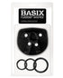Basix Rubber Works Universal Harness Plus Size - Black